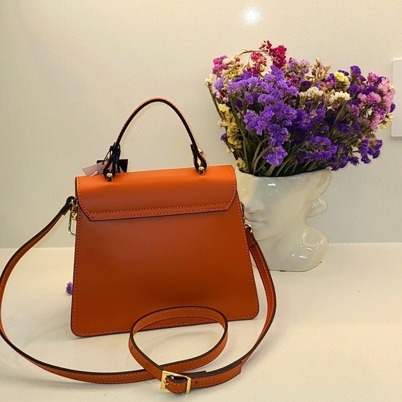 Roberto rossi leather tophandle bag x12 zucca s29 Italy - Picture 7 of 17